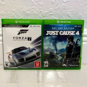 Xbox One Forza Motorsport 7 and Just Cause 4